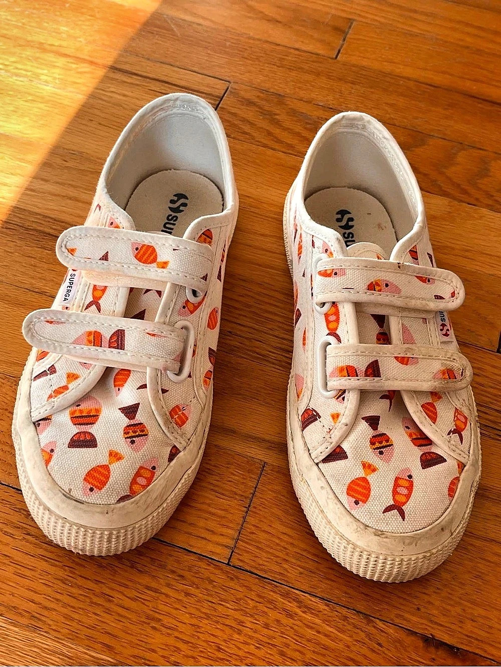 Superga 2750 Kids Straps Candy Fish Sneakers EU 34 / USA M 2